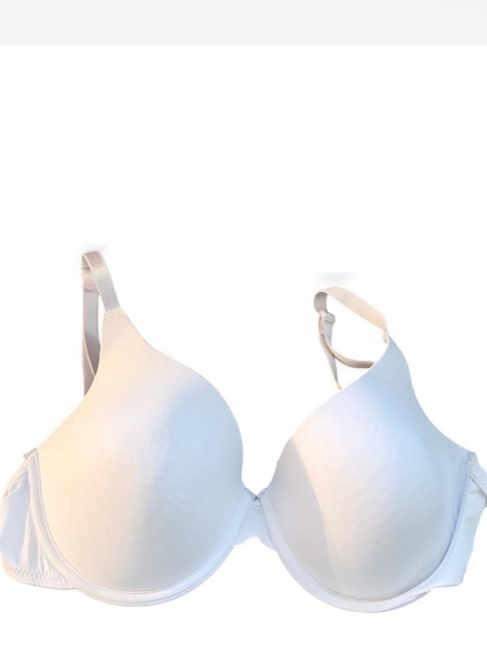 No Boundaries White T-Shirt Bra with Molded Cups